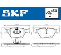 SKF VKBP 80311 Brake pad set