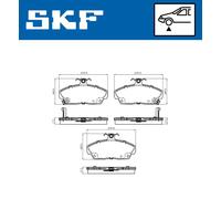 SKF VKBP 80479 A Brake pad set