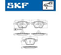 SKF VKBP 80586 E Brake pad set
