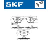 SKF VKBP 80594 E Brake pad set