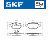 SKF VKBP 90114 Brake pad set