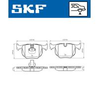 SKF VKBP 90279 Brake pad set