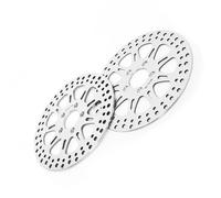 Brake part Motorcycle Front Rear Brake Discs Rotors For HARLEY For DAVIDSON FLS For Softail Slim 2012 2013 2014(Grey)