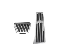 Brake Pedal Cove For BMW Z4 E85 E89 2002~2011 2012 2013 2014 LHD/AT Car Accelerator Brake Pedals Cover Rest Foot Pedals Mat Accessories(2pcs Silver)