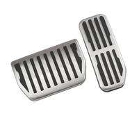 brake pedal cover Compatible with Jaguar for XE 2015 2016 2017 2018 Stainless Steel Car Pedals Gas Brake Foot Pedal Rest Pedales Pad(AT without rest)