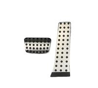 brake pedal cover Compatible with Kia for Cerato 2017-2019 Accelerator Brake Pedal Pad Car Styling Sticker Cover(Steel AT 2pcs-01)
