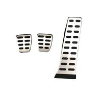 brake pedal cover Compatible with Kia for K3 for K3S 2013-2019 Accelerator Brake Pedal Pad Car Styling Sticker Cover.(Steel MT 3pcs)