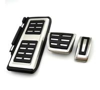brake pedal cover Compatible with VW for T-Roc 2018-2023 Car Foot Pedals Accelerator Brake Stainless Steel Non-slip Auto(3 pcs-01)