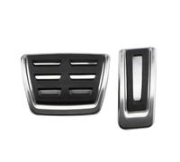 Brake Pedal Cover Fits for For 8V Q2 For A3 For Q3 S1 S3 RS3 RS SQ2 TT LHD Car Pedals Accelerator Gas Brake Clutch Rest Pedal Cover Kit Accessories Car Brake Vehicle Pedal(AT)(AT)