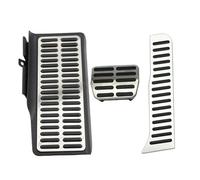Brake Pedal Covers Footrest Car Pedals For VW For Golf 5 6 MK5 MK6 For Scirocco CC For Passat B6 B7 For Shara For Tiguan For Jetta Mk6 For Touran For Vento For Rabbit(Style 2 AT With Rest)