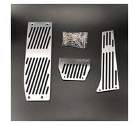 Brake Pedal Covers Footrest FootRest Gas Brake Pedal Cover Replacement for BMW M1 M2 M3 M4 E30 E32 E34 E36 E38 E39 E46 E84 E87 E90 E91 E92 E93 Car Styling(Automatic Silver)(Automatic Silver)