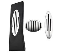 Brake Pedal Covers For MINI for Cooper for One for Hatch for Hardtop for Countryman for JCW R56 R60 Car Pedals Gas Brake Clutch Rest Pedal Car Pedals Cover(AT with rest)