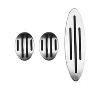 Brake Pedal Covers For MINI for Cooper for One for Hatch for Hardtop for Countryman for JCW R56 R60 Car Pedals Gas Brake Clutch Rest Pedal Car Pedals Cover(3Pcs MT)
