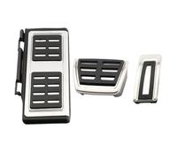 Brake Pedal Non Slip Brake Pedal Stainless Accelerator Covers For VW Caddy SB 2018 2019 2020 2021 2022 2023 2024 2025(3PIECE)
