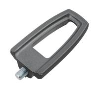 Brake Pedal Pad Compatible With Harley Softail Fat Boy(Gray) | Fits 2018-2024 Softail Fat Boy; Fits 2014-2024 Touring Road King Street