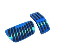 Brake Pedal Pad Fits for Great For Wall For Haval H6 3th Gen H6S For Dargo 2021 2022 2023 Aluminum Car Accelerator Brake Pedal Cover Anti-Slip Pad Car Foot Pedals(Blue)(Blue)