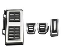 brake pedal pad For VW For Tiguan MK2 For Allspace 2017-2021 Accessories Auto Car Pedal Cover Gas Brake Pedals Foot Rest Pads(MT With Rest)