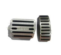 Brake Pedal Pad Kit For Chery For Tiggo 7 8 Pro Plus For Tiggo 2 3X 4 5X For Tiggo7 For Tiggo8 Max 2016~2024 Car Pedals Accelerator Gas Brake Foot Rests(AT Silver 2 pcs)