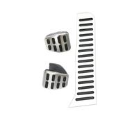 Brake Pedal Pad Kit Stainless Steel Car Pedals Accelerator Gas Brake Clutch Rest Pedal Cover For VW For Golft 5 6 For Tiguan For Touran(3Pcs MT)