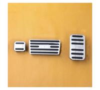 Brake Pedal Pad Silver Aluminium Alloy Car Gas Accelerator Parking Brake Pedal Pad Cover Set For CRV 4th 2012 2013 2014 2015-2016 Foot Pedals
