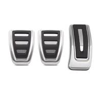 Brake Pedal Stainless SteelGas Brake Footrest Cover For VW Crafter MAN TGE Torsus Terrastorm 2018 2019 2020 2021 2022 2023 2024 2025(3PIECE MT)