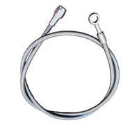 Brake Pipe 12"-72" AN4 Universal Hydraulic Brake Clutch Gauge Turbo Vacuum Oil Hose Line Straight to 10mm Banjo Car Brake Pipes(72 INCH)