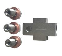 Brake Pipe AN3-3 and Three Joint Stainless Steel Tee Kits Brake Fittings for Brake Hose Line Brake Lines Kit