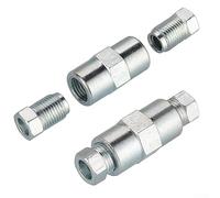 Brake Pipe, Brake Pipe 2 Qty 2 Way Female Connector With 4 M10 10mm Male Nuts 3/16" Union