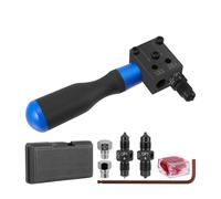 Brake Pipe Flaring Tool Kit with 3/16" SAE & 1/4" SAE, Universal Double Brake Flaring Tool Set, 45 Degree Flare for Professional Flaring Brake Lines, Hand-Held & Ideal for Vehicle Brake Systems