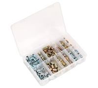 Sealey 200 Piece Brake Pipe Nut Assortment Metric and Imperial