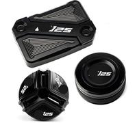 Brake pump Cover For YZF R125 YZFR125 2008-2024 Motorcycle Cylinder Cover Front Rear Brake Fluid Reservoir Cap Oil Filler Cap