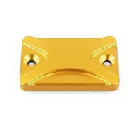 Brake Reservoir Cover Master Cylinder Cap Compatible With Z250 Z300 250 250R 250SL 300 X 250 KFX400 KFX450R KFX700 Fits Various Models(Gold)