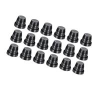 Brake Screw Rubber Cover, Push-on 12 Mm Cap with 6 Mm Inner Opening for Car and Motorcycle Maintenance Work Jobs Bleeder Nipple Cover Brake Fitting Cap Rubber Screw Plug Push on Road Grime Auto Spare