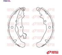 BRAKE SHOE 4139.01 FOR FIAT SIENA ALBEA/PALIO PETRA WEEKEND/Weekend 1.7L 4cyl
