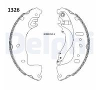 Brake Shoe Delphi LS2197 for AUDI CUPRA FORD FORD USA SKODA
