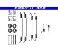 Brake shoe fitting kit 03.0137-9312.2 ATE for DACIA RENAULT