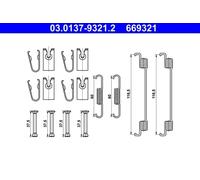 Brake shoe fitting kit 03.0137-9321.2 ATE for LADA TOYOTA ABARTH