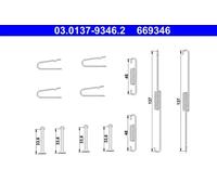 ATE 03.0137-9346.2 Brake shoe fitting kit