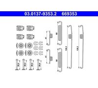 ATE 03.0137-9353.2 Brake shoe fitting kit