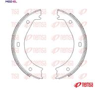 Remsa Brake Shoe Set 4404.00 - Rear Parking Brake for BMW & Alpina