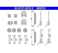 ATE Accessory Kit, Parking Brake Shoes 03.0137-9333.2