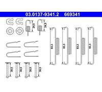 Brake shoe repair kit 03.0137-9341.2 ATE for HONDA CR-V III CR-V Mk II