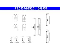 ATE Accessory Kit, Parking Brake Shoes 03.0137-9350.2