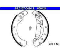 Brake shoe se ATE 3.0137-0424.2 for OPEL COMBO Tour 1.3 2004-2011