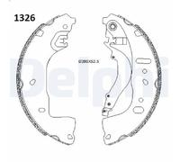 Delphi Brake Shoe Set LS2197 – Rear for Audi Q4, Cupra Born, Skoda Enyaq iV, VW ID.3