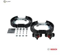 Bosch Brake Shoe Set Axle Kit fits Smart City-Coupe 1998-2004