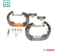 Bosch Rear Drum Brake Shoe Kit KS154 - 1 Preassembled Set, 2 Wheel Brake Cylinders, 4 Shoes