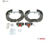 Bosch Brake Shoe Set Axle Kit fits Citroën Saxo 1996-2004 1.0 1.1 1.4 1.5 1.6