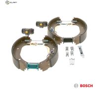 Brake shoes Pre-assembled 0 204 114 646 BOSCH for PEUGEOT FIAT CITROËN