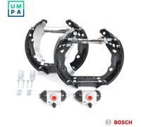 Bosch KS679 Kit Super Pro - Rear drum brake kit - 1 pre-assembled set, 2 wheel brake cylinders, 4 brake shoes
